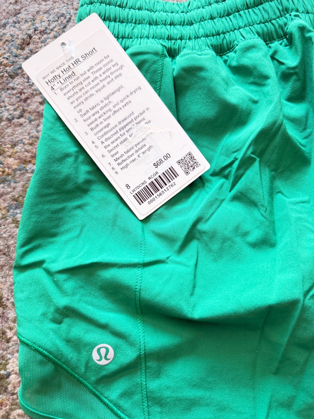 lululemon athletica Women's Athletic Shorts in Green - Picture 4 of 4